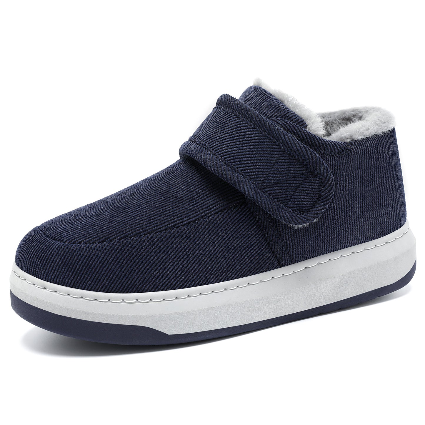 🔥❤❄Téli pamut papucsok időseknek, meleg pamutcipő polár béléssel középkorúaknak és időseknek kültéri viseletre