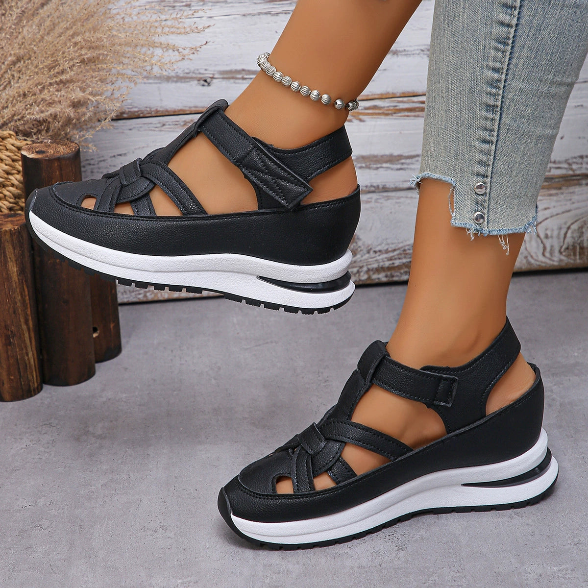 👡 Letnia promocja nowych produktów  [35-43]Nowe codzienne sandały damskie z grubą podeszwą