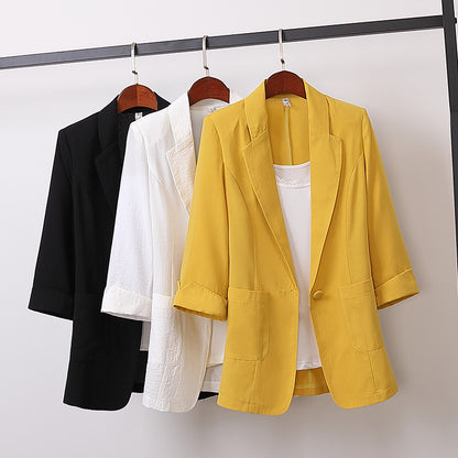 2025 nou costum blazer de dama marime plus, casual si versatil