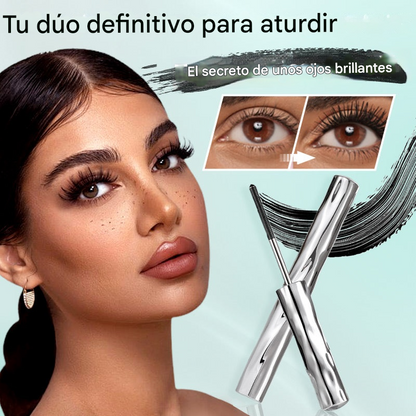 💥Compra 1 y llévate 1 gratis (2 unidades) —🤩Elección más popular🔥Oferta especial 2025🔥Set de máscara de pestañas de alargamiento y rizado extremo