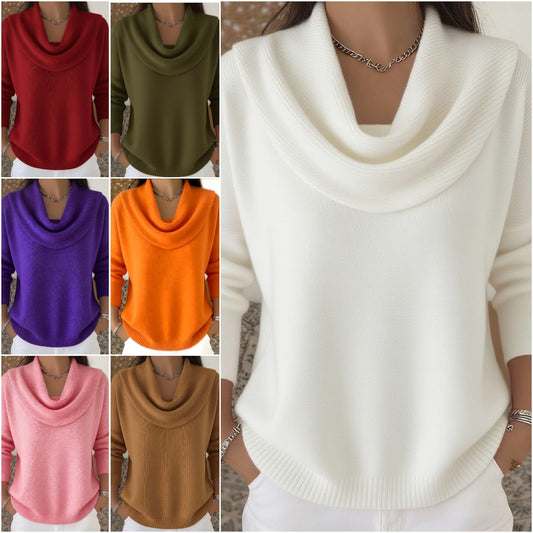 🔥【S-3XL】Nuevo suéter liso de manga larga para otoño/invierno 2026