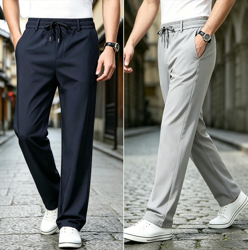 👖【Oferta ograniczona czasowo】Spodnie z prostymi nogawkami – elastyczny, miękki i oddychający materiał💥