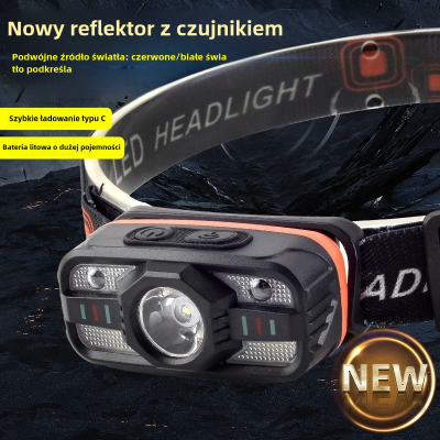 💥【Kup 1, a 1 otrzymasz gratis】🌟💡Indukcyjne reflektory LED z funkcją inteligentnego ładowania przez USB