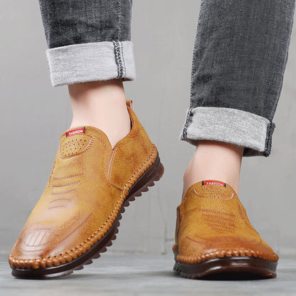 🔥🔥2025 ręcznie robione, oddychające i wygodne buty ze skóry bydlęcej