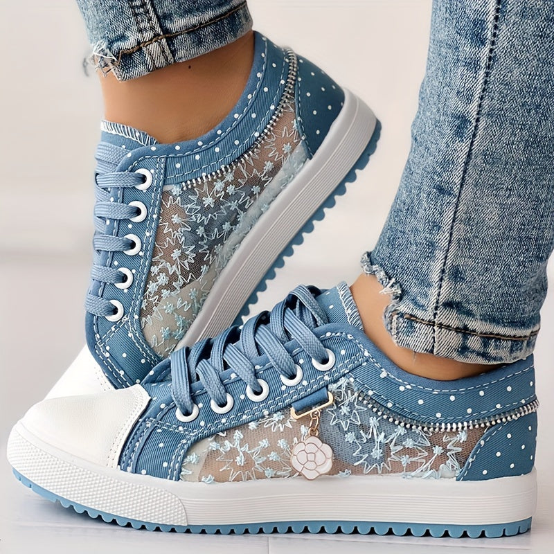 💕【35-42】2026 Lato Nowe Damskie Hollow Denim Casual Shoes