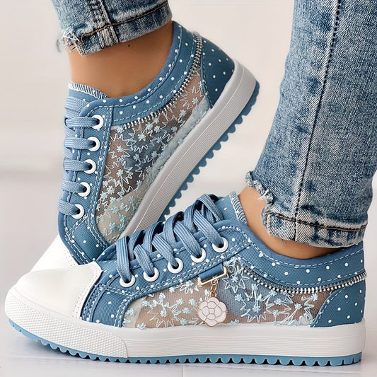 💕【35-42】2026 Lato Nowe Damskie Hollow Denim Casual Shoes