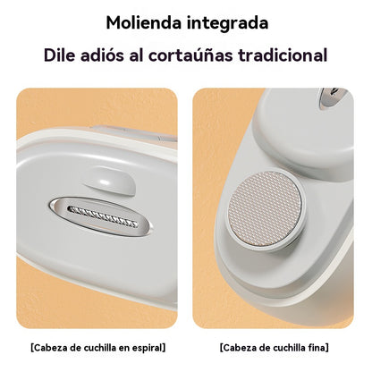 ✂️💅🔥 Lima de uñas eléctrica multifuncional, cortauñas eléctrico con protección antipellizcos