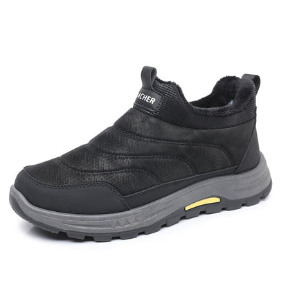 【39-44】Új férfi téli csizma, meleg pamutból, polár béléssel és vastagítással.