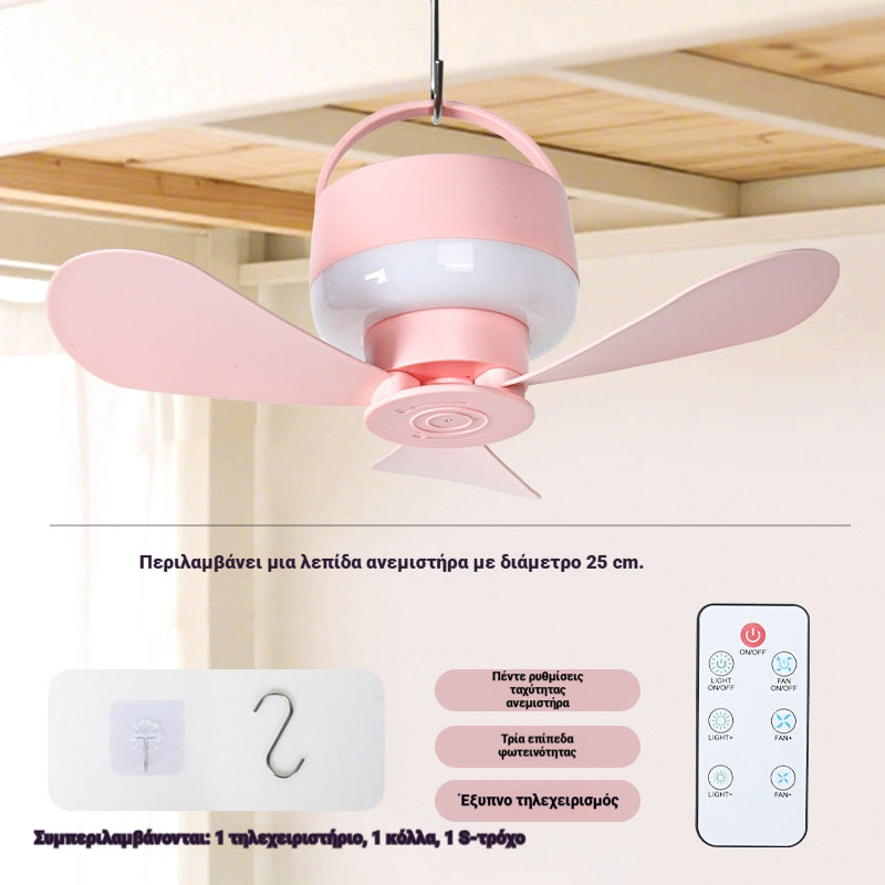 ⏰ Oferta limitowana: Wentylator sufitowy z akumulatorem i oświetleniem LED! 🌬️✨