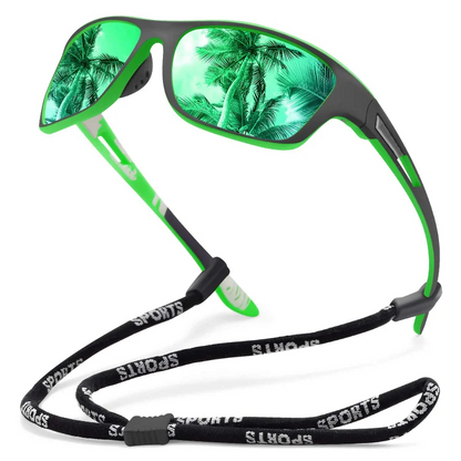 🚵‍♂️😎 【50% de descuento 🔥】🕶⚡ Gafas de sol deportivas polarizadas para hombre con lente de espejo real, modernas y a prueba de polvo, perfectas para ciclismo al aire libre