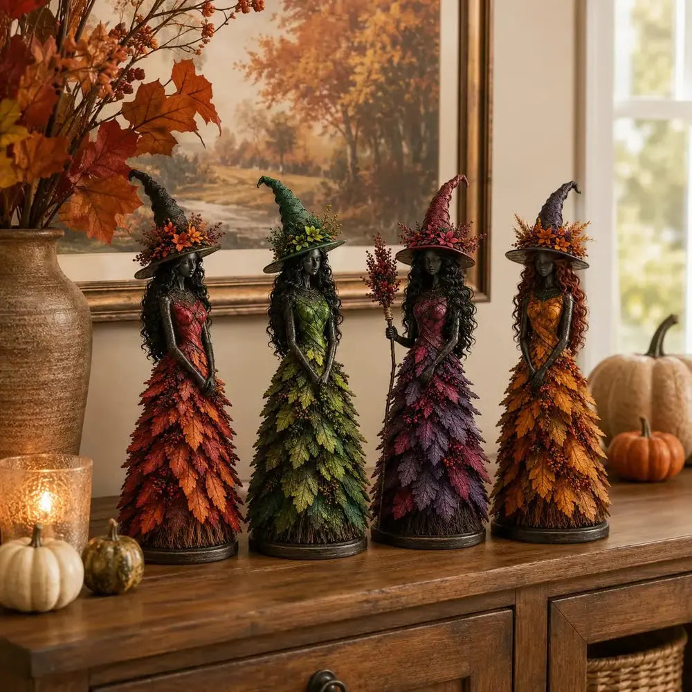 🧙‍♀️Ograniczona czasowo zniżka 50%‍♀️ Zaczarowana figurka jesiennej wiedźmy