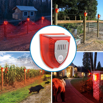 【🔥kup 1 otrzymaj 1 za darmo】📣Uniwersalny alarm dźwiękowy i świetlny odstraszający ptaki na energię słoneczną do sadów, stawów rybnych i pól ryżowych