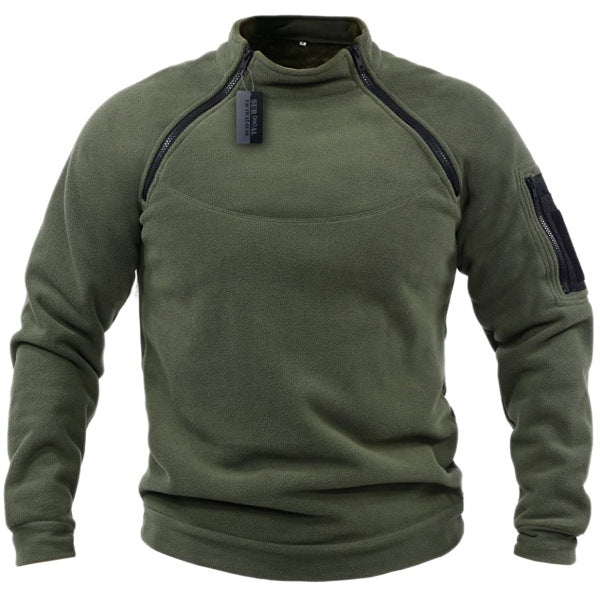 🎉✨【S-4XL】2025 nowa moda męska zimowa ciepła polarowa kurtka bazowa, bluza